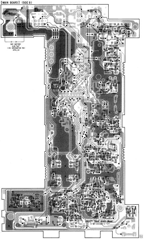 Sony - ICF-SW7600 - GEDRUKTE BEDRADING - Deel 1 GEDRUKTE BEDRADING - Deel 1