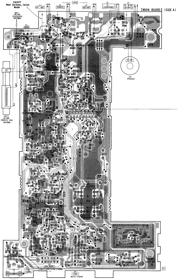 Sony - ICF-SW7600 - GEDRUKTE BEDRADING - Deel 2 GEDRUKTE BEDRADING - Deel 2