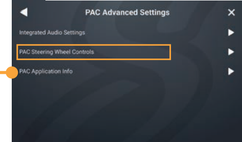 Stinger - HORIZON10 SRK-RAM13HX - PAC-STUURWIELBEDIENING - Stap 2 PAC-STUURWIELBEDIENING - Stap 2