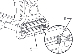 MAKITA - DML811 - Het netsnoer organiseren Het netsnoer organiseren