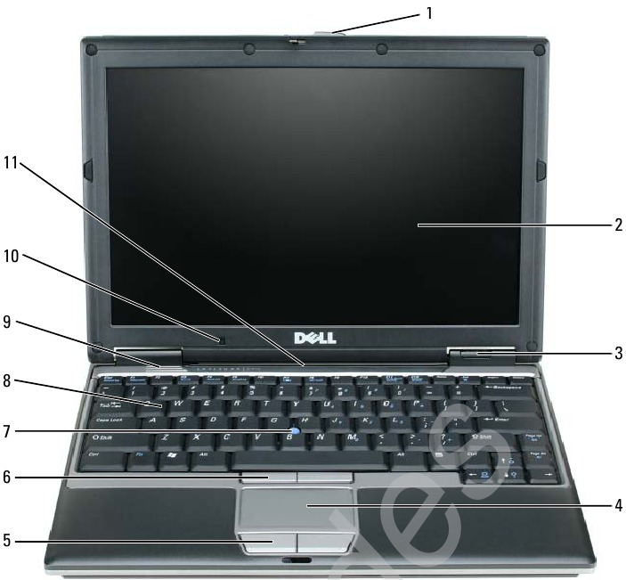 Dell - Latitude D430 - Over uw product - Vooraanzicht Over uw product - Vooraanzicht