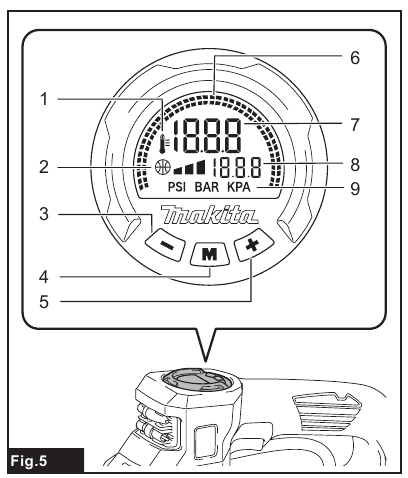 Makita - DMP181 - Manometer Manometer