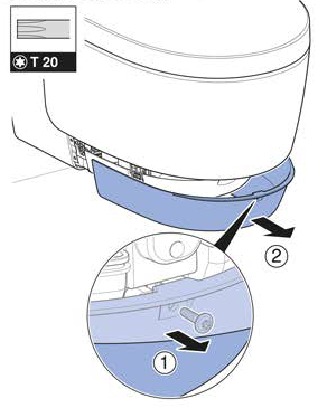 Geberit - AQUACLEAN MERA - De boiler resetten - Stap 1 De boiler resetten - Stap 1
