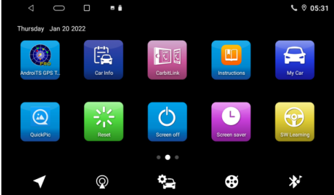 Blaupunkt - KEY LARGO 980 - Hoofdmenu (Home) - Deel 2 Hoofdmenu (Home) - Deel 2