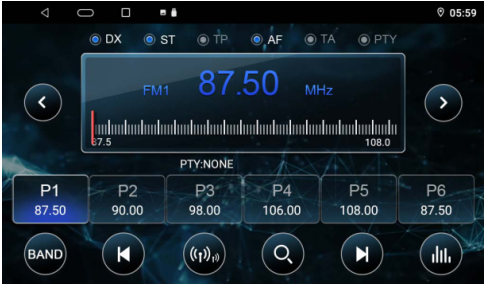 Blaupunkt - KEY LARGO 980 - Radiomodus - Selecteer geheugenbank Radiomodus - Selecteer geheugenbank
