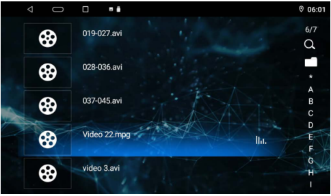 Blaupunkt - KEY LARGO 980 - Video afspelen vanaf USB Video afspelen vanaf USB