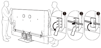 TCL - QM9K-serie - Om de standaard te gebruiken - Stap 4 Om de standaard te gebruiken - Stap 4