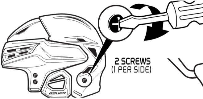 Bauer - RE-AKT 55 - Om uw helm goed te laten passen - Stap 6 Om uw helm goed te laten passen - Stap 6