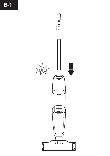 Tineco - iFLOOR 2 Series - Hoe te monteren/demonteren - Stap 1 Hoe te monteren/demonteren - Stap 1