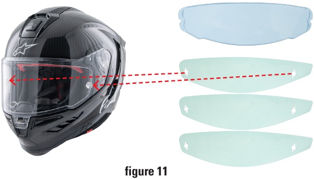 Alpinestars - SUPERTECH R10 - Overzicht vizier - Deel 2 Overzicht vizier - Deel 2