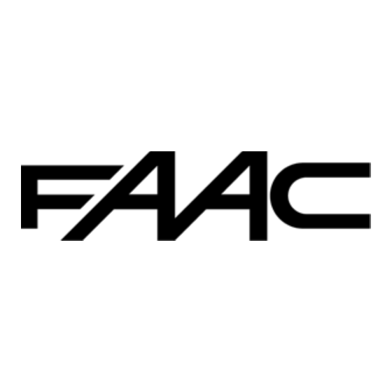 FAAC B614 Handleiding