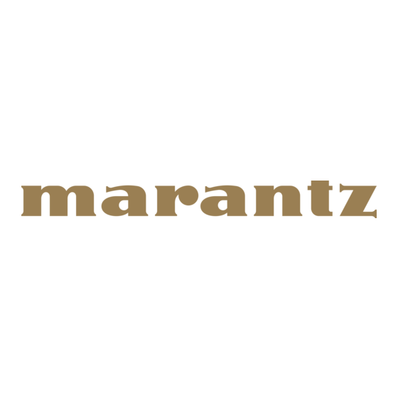 Marantz NR1710 Snelstartgids