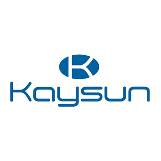 Kaysun KID-06 S Gebruikershandleiding