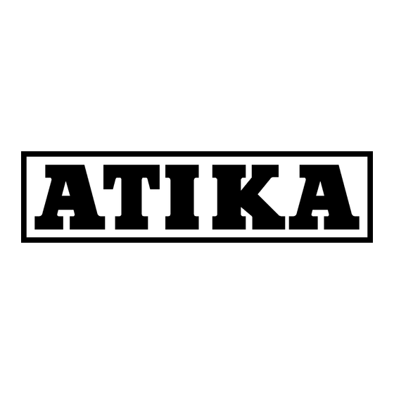 ATIKA ALF 2600-2 Oorspronkelijke Gebruiksaanwijzing