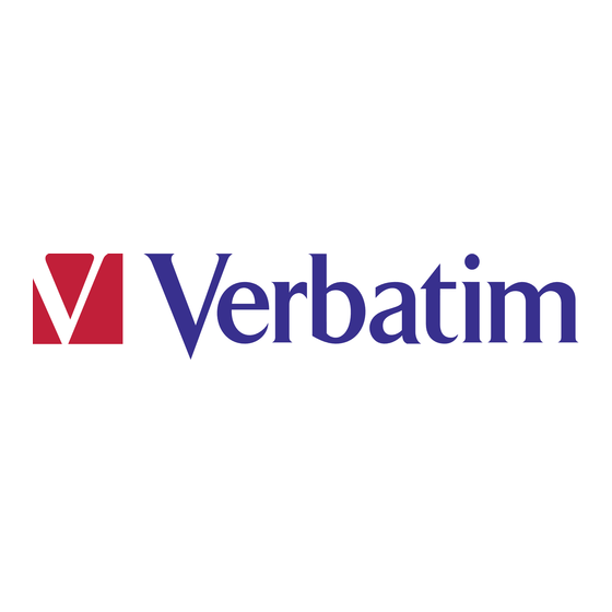 Verbatim MediaStation HD Handleiding
