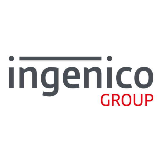 Ingenico Desk 5000 Gebruikershandleiding