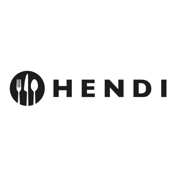 Hendi Kitchen Line 210215 Gebruiksaanwijzing