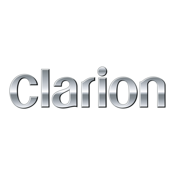 Clarion VRX848RVD Gebruiksaanwijzing