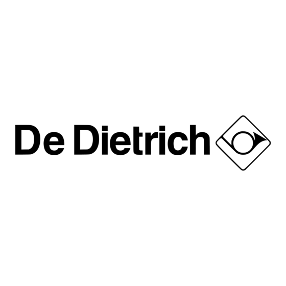 De Dietrich 220 SHL Gebruiksaanwijzing