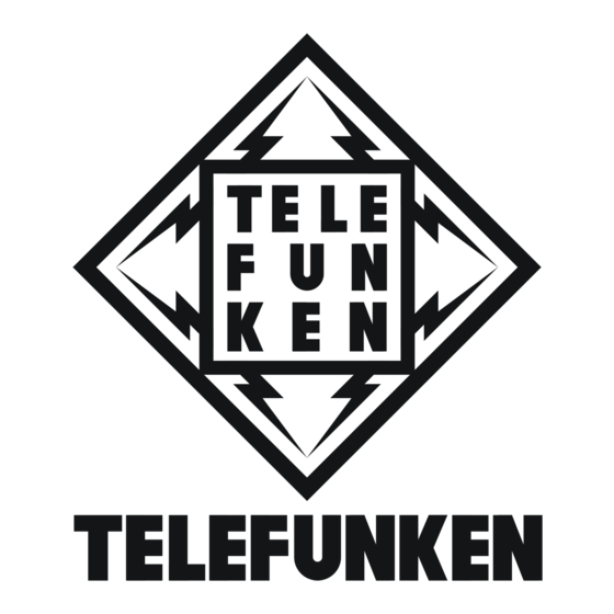 Telefunken 28LED189SNL Gebruiksaanwijzing