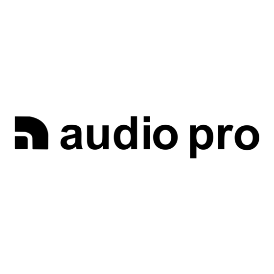 Audio Pro LINK 2 Gebruikershandleiding