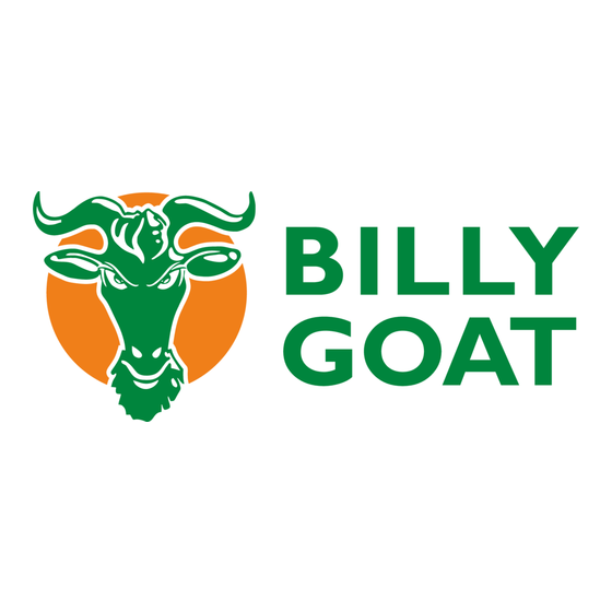 Billy Goat OS901SPS Gebruikershandleiding