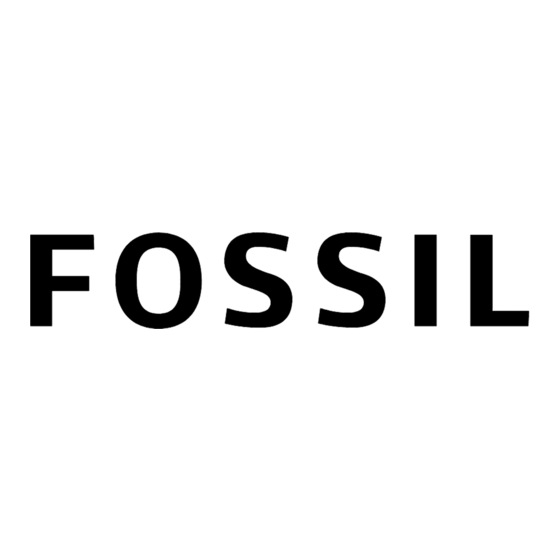 Fossil FTW6077 Gebruiksaanwijzing