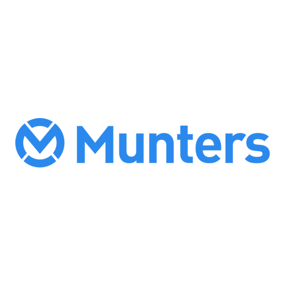 Munters ComDry Gebruiksaanwijzing