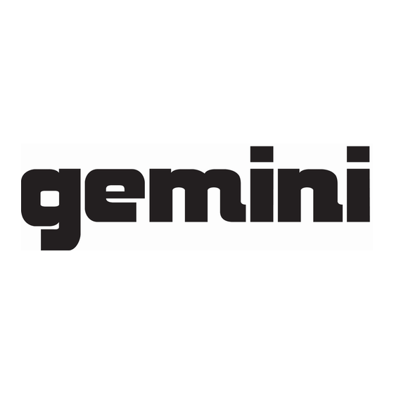 Gemini 810 Gebruikershandleiding