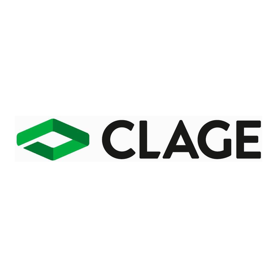 clage DCX Next Handleiding