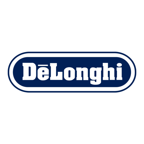 De'Longhi VVX810 Gebruiksaanwijzing