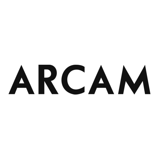 Arcam rDAC Snelstartgids