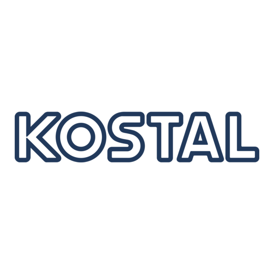 Kostal PIKO 3.0 Bedieningshandleiding