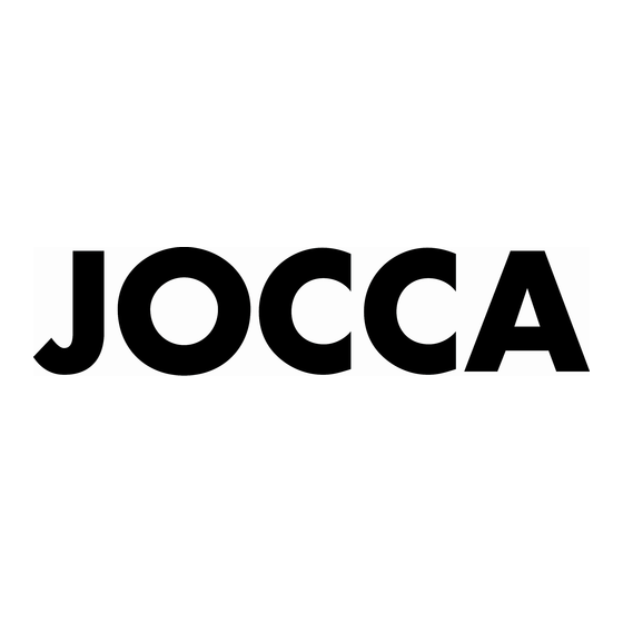 JOCCA 1473 Gebruikershandleiding