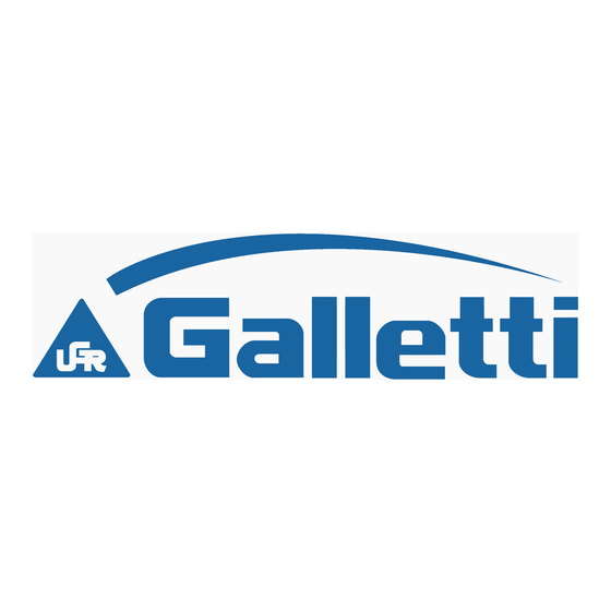 Galletti EVO Handleiding Voor Installatie En Gebruik