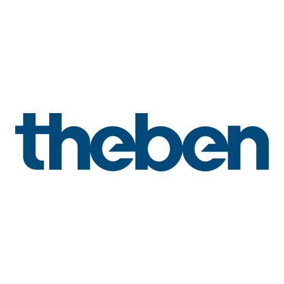 Theben theLeda S8-100 WH Handleiding