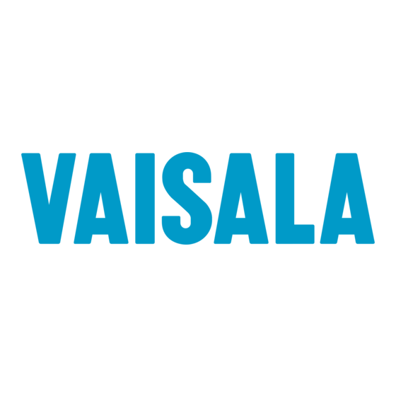 Vaisala HMT370EX Series Handleiding