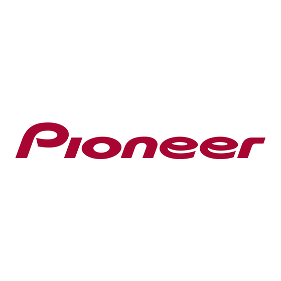 Pioneer ANH-P9R Gebruiksaanwijzing