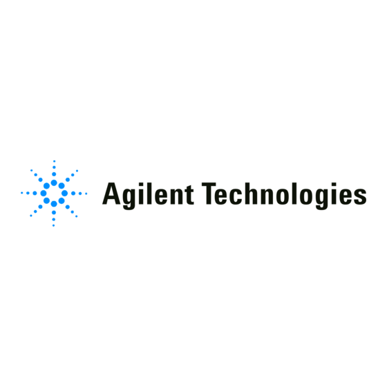 Agilent Technologies Special TV 301 Bedrijfshandleiding