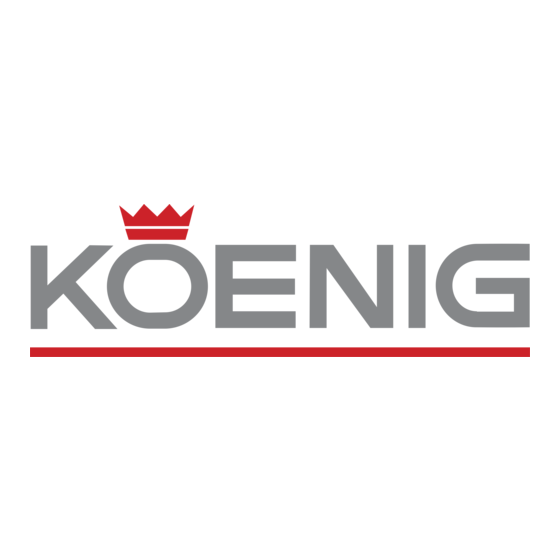 Koenig KN-CL30 Gebruiksaanwijzing