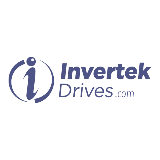 Invertek Drives OPTIDRIVE E3 Gebruikershandleiding