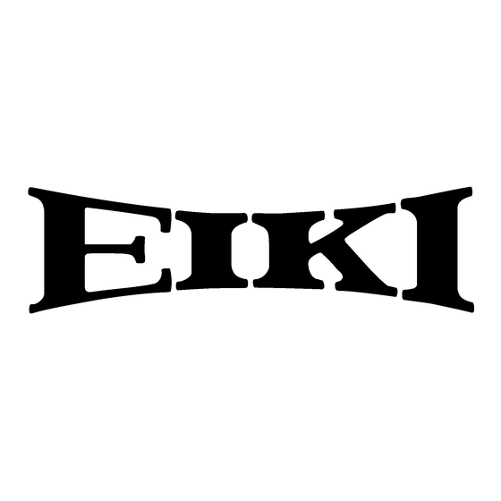 Eiki EK-820U Gebruikershandleiding