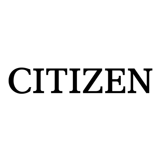 Citizen H570 Gebruiksaanwijzing