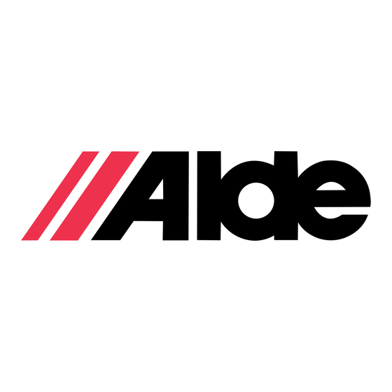 Alde l 3010 213 Gebruiksaanwijzing