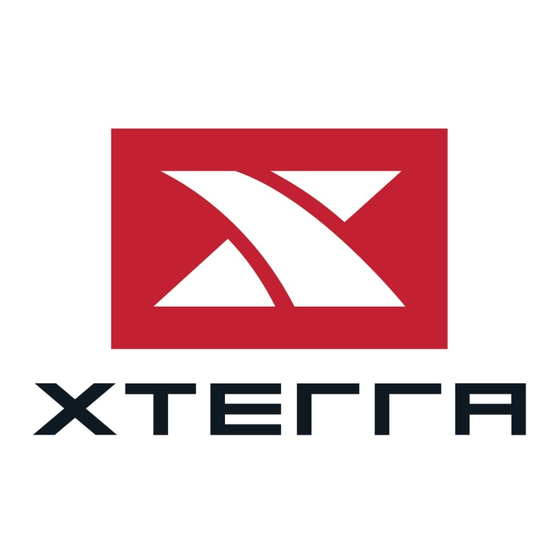 Xterra Free Style 4.0e Gebruikershandleiding