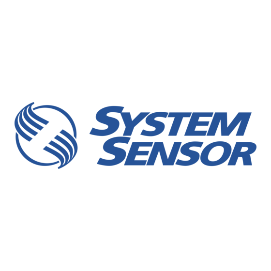 System Sensor FL2011EI Handleiding