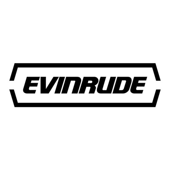 Evinrude 90 PK 60 V4 Gebruikershandleiding