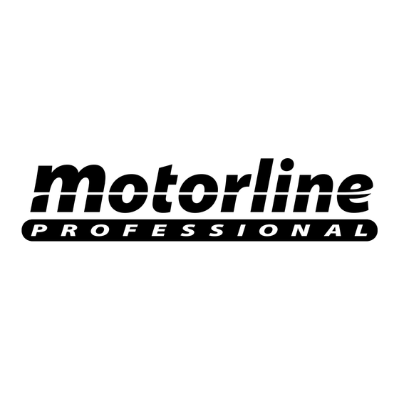 Motorline professional MC60 Handleiding