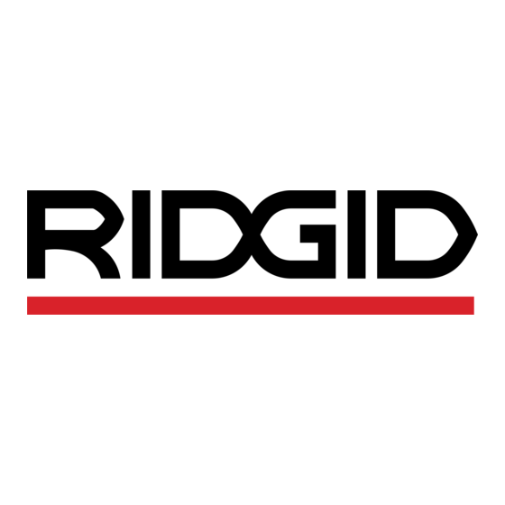 RIDGID CA-350 Handleiding