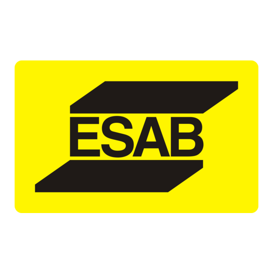 ESAB WARRIOR TECH Gebruiksaanwijzing